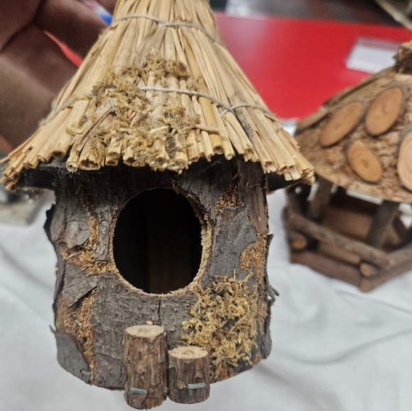 Rustic Birdhouse Set - Multicolor - Picture 7 of 14